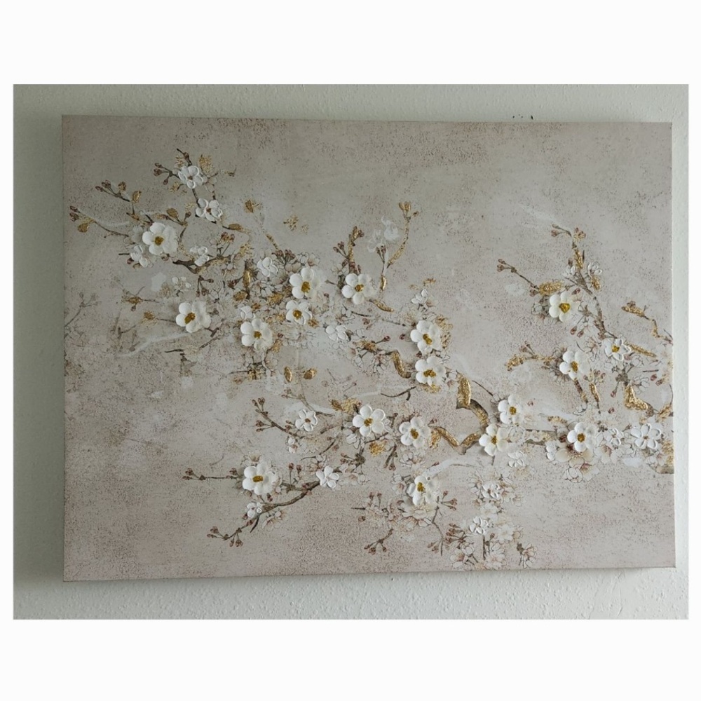 ** Beautiful 3D Floral Wall Art Painting **